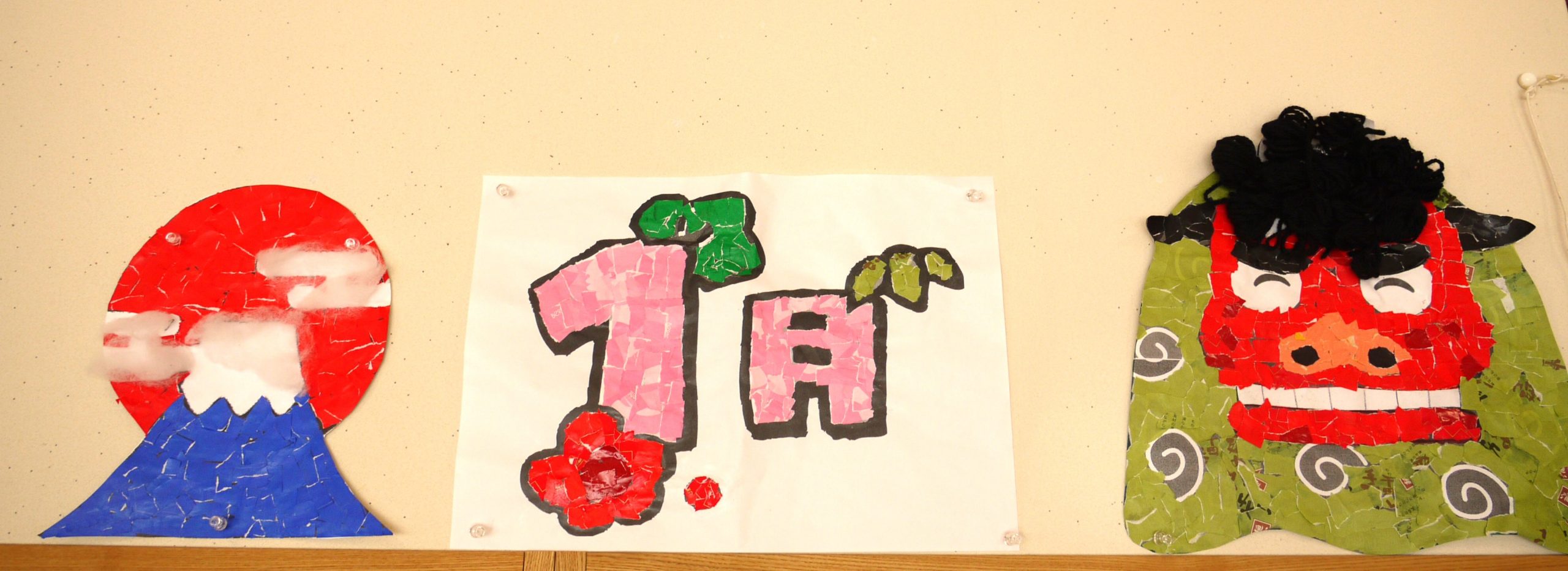 デイケアまたきて♪　だるま飾り