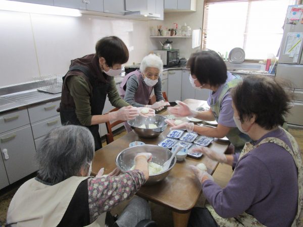 五平餅作り